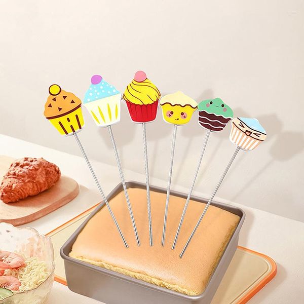 Stampi da forno 1Pc Tester per torte in acciaio inossidabile Stick Riutilizzabili Aghi per test Torte per muffin Utensili da cucina