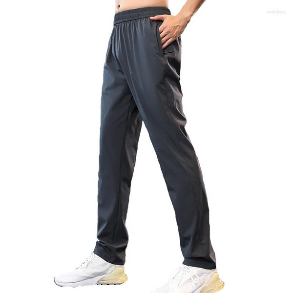 Pantaloni attivi 2023 Pantaloni da corsa con coulisse da uomo Street Wear Sport Leggings semplici con colori nero grigio blu Pantaloni personalizzati alla caviglia