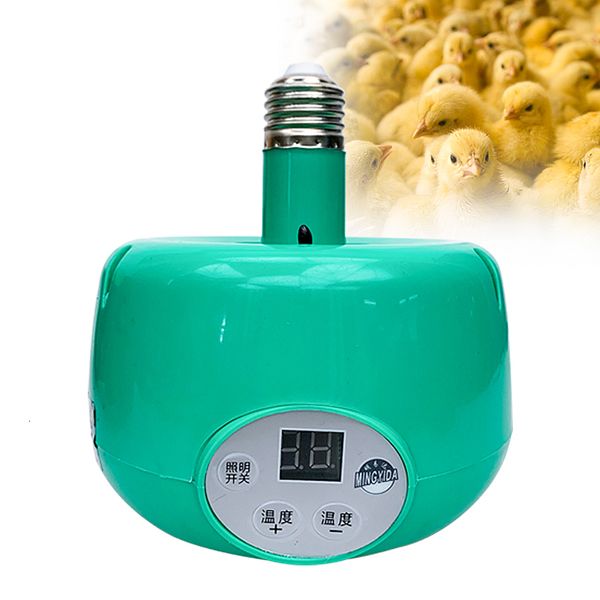 Sürüngen Malzemeleri 300W Isıtma Lambası Çiftliği Hayvan Sıcak Işık Sıcaklık Kontrolör Isıtıcı Evcil Hayvanlar İçin Ampul Tutma Pigletler Tavuklar Köpek 230920