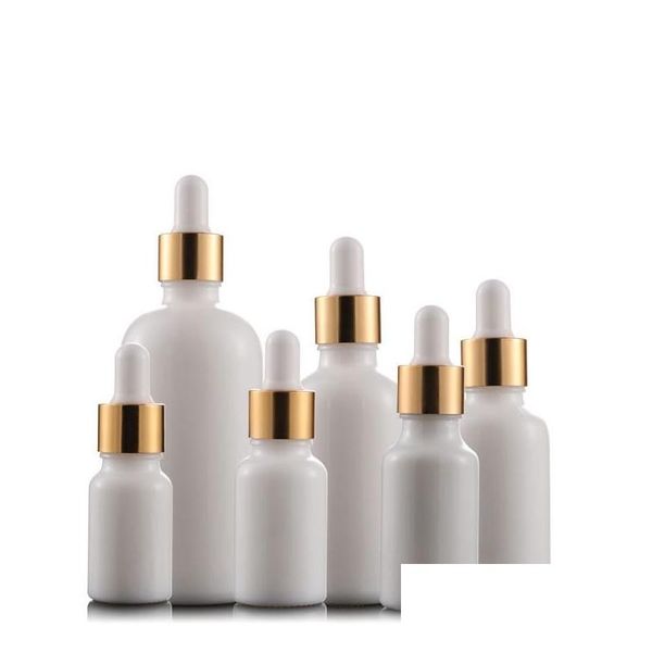 Verpackungsflaschen Großhandel weißes Porzellan ätherisches Öl pro E-Flüssigkeitsreagenz-Tropfer-Aromatherapie-Flasche 5 ml-100 ml Drop-Lieferung aus Dhz6A