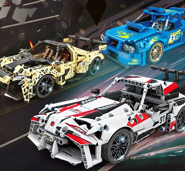 Оптовая продажа игрушек Build Block Car Пользовательские игрушки Lepin Block Car Machinery Technology откатной игрушечный автомобиль Dark Knight Игрушка для детей Сабвуфер Модель автомобиля Комплект для сборки Рождественские подарки