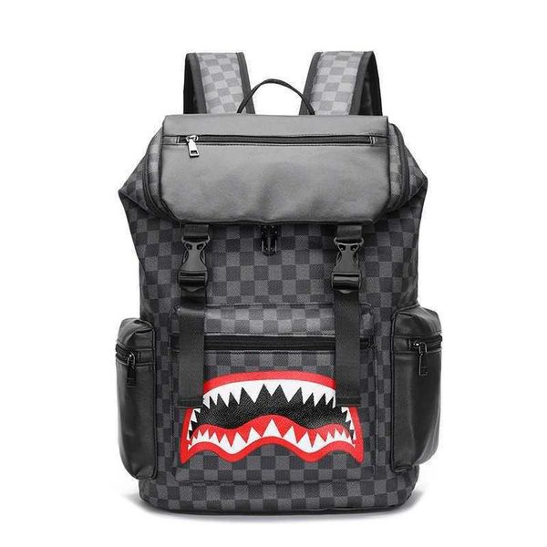 Zaino Versione coreana Zaino da uomo Trendy Brand Borsa per computer da pendolarismo stile accademico di grande capacità, borsa da viaggio 230708