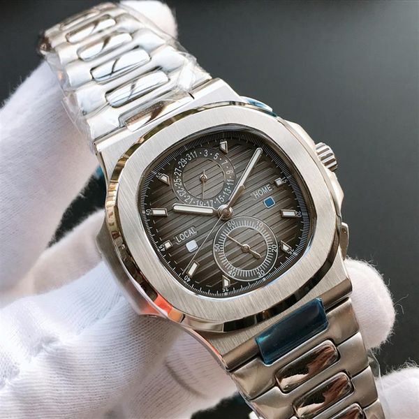 Top aaa luxo relógios masculinos relógio automático data exibição movimento mecânico designer relógio de pulso inteiro varejo181s