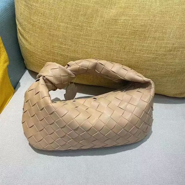 Lady Bag Lüks Akşam Çantaları Tasarımcı Kadın Çanta Örme Jodie Bulut Çantası Mini Düğümlü Kayış Sak Bir Ana Yeşil Altın Gümüş Renk Gerçek Deri Çantalar XB068