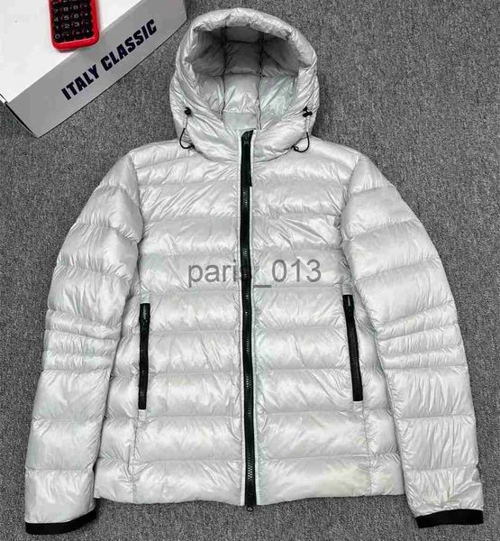 Erkekler Down Parkas Erkekler Crofton aşağı ceket ile kapüşonlu tasarımcı Siyah Puffer Winter Ceket Kapiteli Paketle S-2XL X0921