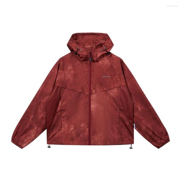 Casacos de trincheira femininos angustiados à prova de vento vintage oversize zip up para mulheres meninas inverno escuro vermelho academia blusão goth roupas