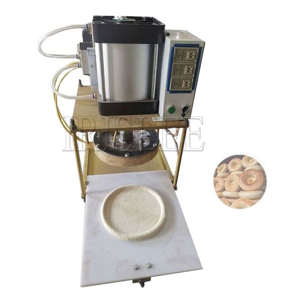 Máquina pneumática de prensagem de massa de pizza, tortilla, torta, máquina prensadora de pão