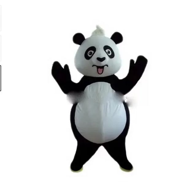 Discount Factory Panda Maskottchen Kostüm Kostüm Geburtstag Geburtstag Party Weihnachten Anzug Karneval Unisex Erwachsene Outfit