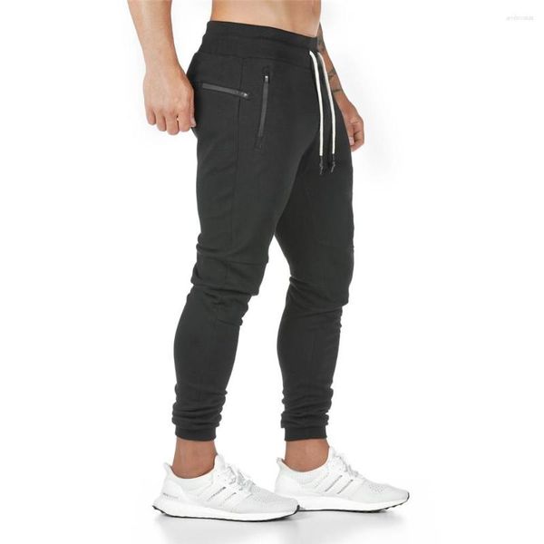 Männer Hosen Herbst Casual Jogger Jogginghose Baumwolle Trackpants Männer Gym Fitness Workout Schwarze Hose Männlichen Laufschuhe Sportswear Böden