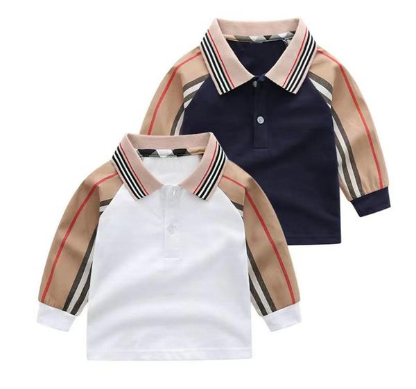 Primavera Autunno Bambini Top Bambini T-shirt a maniche lunghe Ragazzi Top Capispalla Cappotti T-shirt per ragazzo T-shirt per bambini Polo Abbigliamento Abbigliamento Ragazze T-shirt Giacche A-02