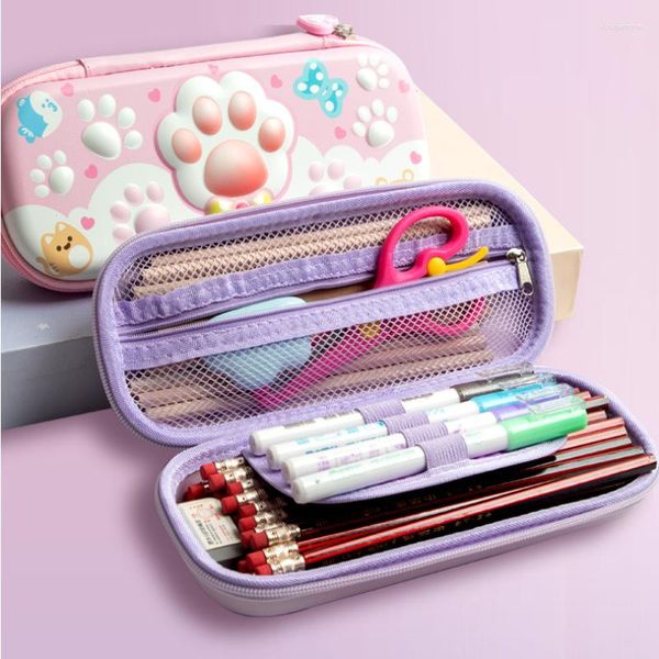 Kalem kasası şifre kilit kalemi sevimli kırtasiye kutusu karikatür hayvan öğrenci çantası çocuk okulu malzemeleri hediye