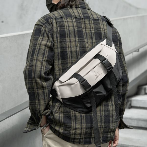 Уличные сумки Мужская нагрудная сумка Модные 9,7-дюймовые IPad Водонепроницаемые военные нейлоновые сумки через плечо Уличные сумки на ремне индивидуального дизайна 230921