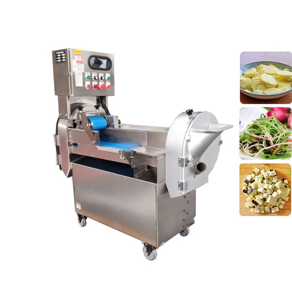 Obst Gemüse Schneider Maschine Elektrische Slicer Multifunktions Ingwer Cutter Shredder Kartoffel Seide Melone Würfeln Maschine