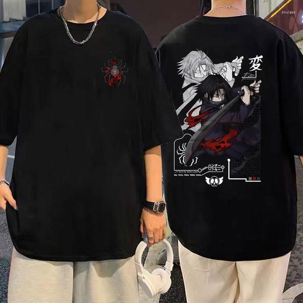 Magliette da uomo Anime X Feitan Potoo Grafica Allentata Oversize Novità Streetwear Uomo Donna Manga Girocollo Maglietta