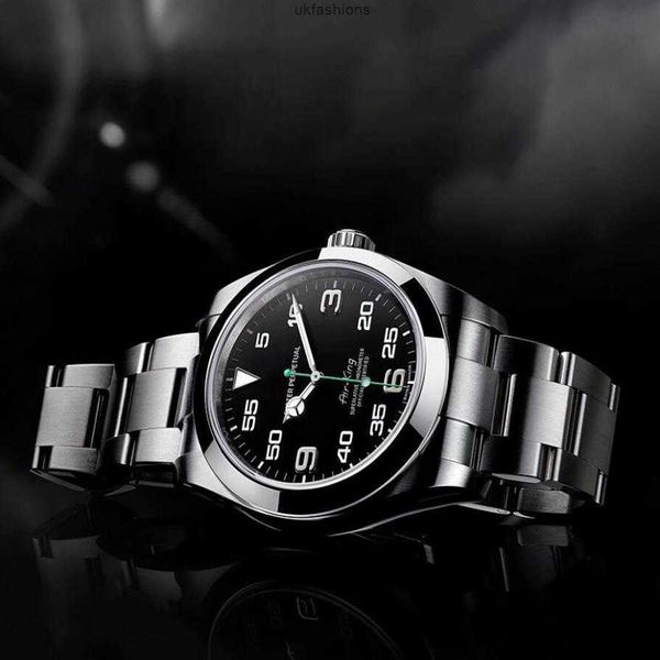 Мужские часы Rolaxs Прямые продажи с фабрики 116900 40 мм Air Black Dial Молодежные модные мужские часы Мужские часы с автоматическим механизмом и короной наручные2415 HBYY