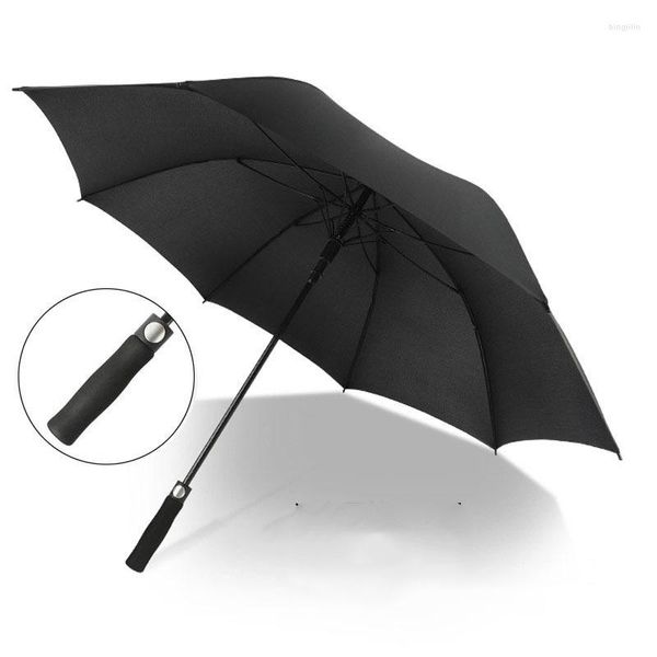 Regenschirme Business Eleganter winddichter Automatikschirm Großer Griffhaken Luxus Unisex Regen Golf Guarda Chuva Gear