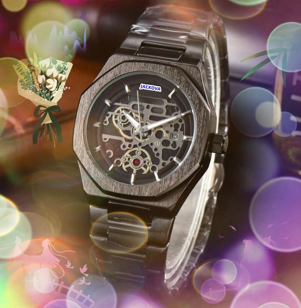 Мужские супер автоматические часы с кварцевой батареей, механические часы из нержавеющей стали, часы для плавания, классические сапфировые светящиеся деловые часы, крутые наручные часы, подарки