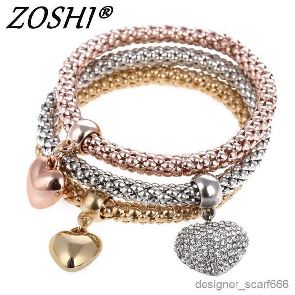 Armreif Liebe Herz Charms Armbänder für Frauen vergoldet Eule Elefant Anhänger Armbänder Party Schmuck R230921