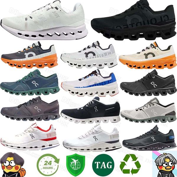 Rahat ayakkabılar bulut 5 tasarımcı marka bulutu x3 yumuşak taban şok emzirme siyah beyaz aloe fırtına mavi bozucu yeşil turuncu erkekler kadın açık moda spor ayakkabılar