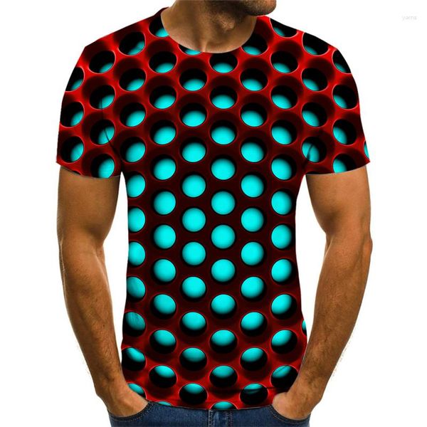 T-shirt da uomo Summer Fashion Fun Origin T-shirt 3D Stampato Personalità Trend Streetwear Creativo Girocollo Manica corta Tees Tops