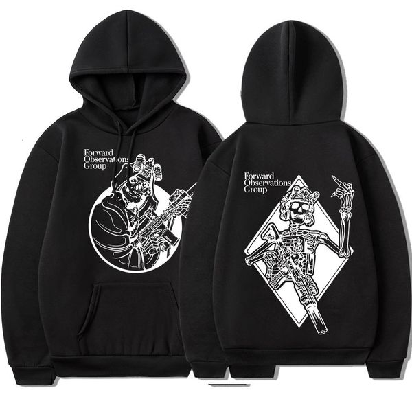 Herren Hoodies Sweatshirts Gbrs Forward Observations Group Hoodie Punk Skeleton Hoodies Gothic Kleidung Männer Frauen Mode Vintage Grafik Kapuzenpullover 230920