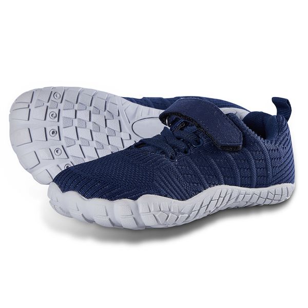 ZZFABER Barefoot Kids Sneakers flexíveis Casual macio para meninos meninos Mesh respirável Sports Aqua Sapatos planos 230920