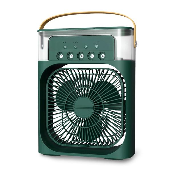 Spray piccolo ventilatore Umidificazione a cinque fori Piccolo condizionatore d'aria di refrigerazione Mini ventilatore Raffreddatore d'aria silenzioso raffreddato ad acqua portatile