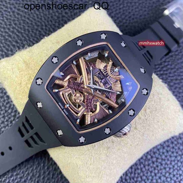 Richarmilles Tourbillon İsviçre Hareketi Mekanik En Kaliteli YS RM47 Özellikleri Orijinal OnePieciew Iths Apphirec Rystalm Itaniumb UCKLEA NDN UB