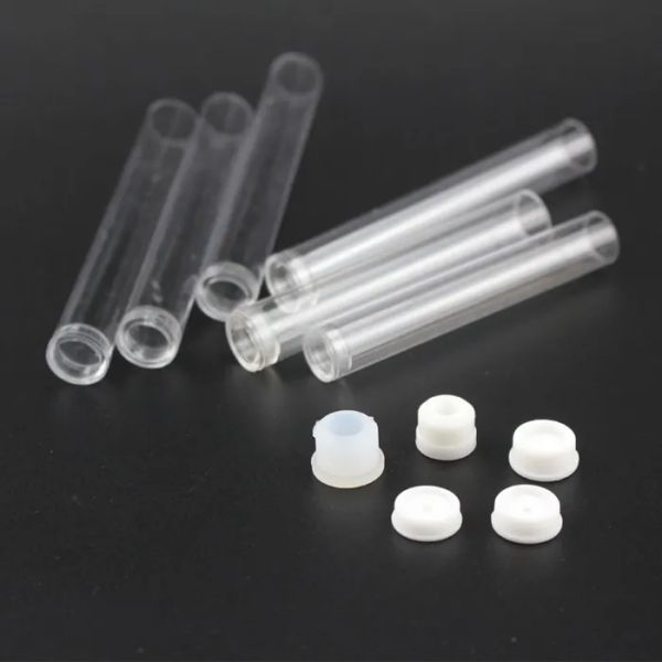 Atacado 1ml recipientes de tubo transparente de plástico para vaporizador cartucho de vidro cartucho atomizador embalagem ZZ