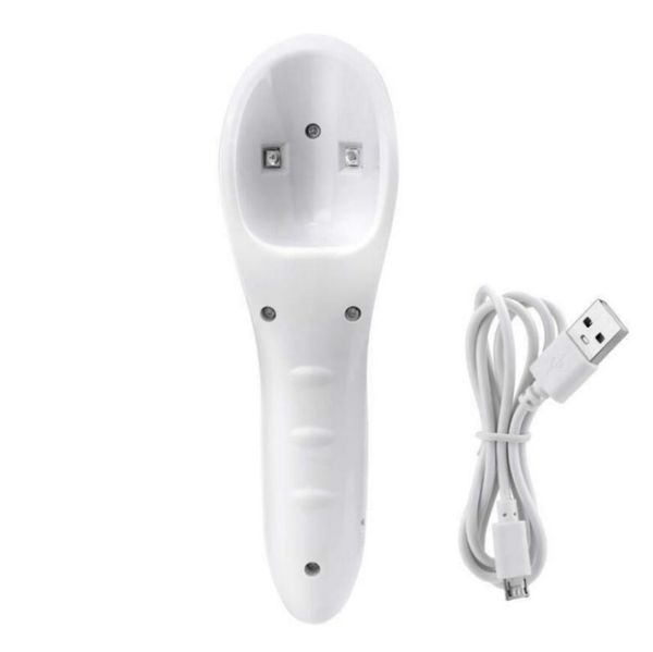 Nageltrockner Monja 5W Mini Weiß Handheld LED Kunst Trockner USB Lade UV Gel Schnell Trocknende Potherapie Lampe Maniküre Werkzeug379