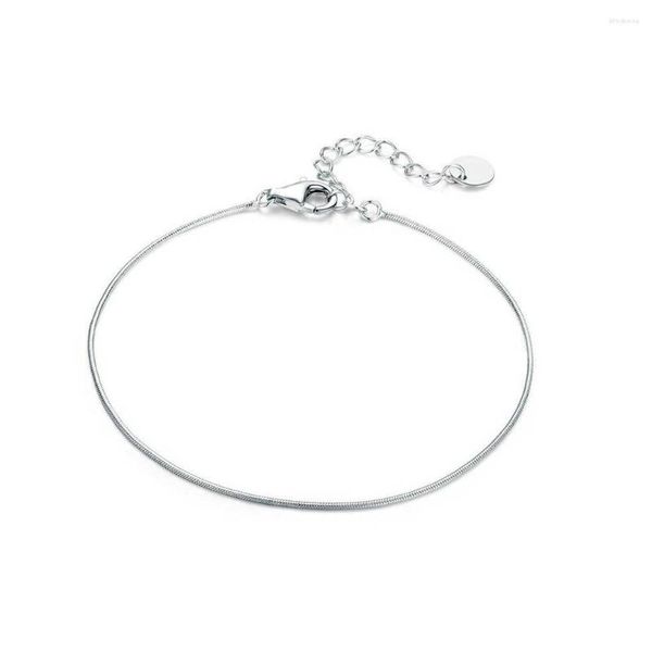 Charme pulseiras pulseira de prata pulseira de pulso mão pendente sem rebarbas chapeamento polimento leve moda jóias senhora ins estilo simples
