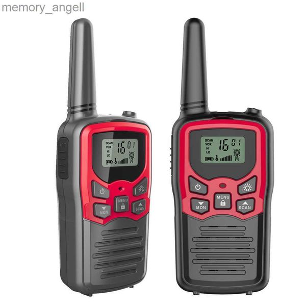 Walkie talkie 4pcs adulti walkie talkies a lungo raggio con 22 canali frs famiglia walkie talkie con flash lcd LCD per escursioni in campeggio HKD230922