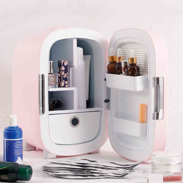 Frigo per trucco 7L Frigorifero per bellezza Cura della pelle professionale Conservazione intelligente Casa portatile Car zer Alta qualità BX41 H255s