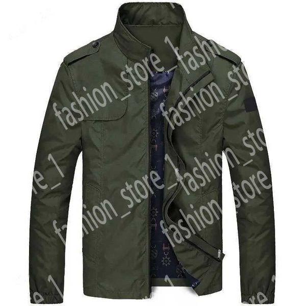 Distintivo del designer Bussola Giacca Camicie Cappotto in pelle di metallo resistente all'acqua Nylon Pesca Abbigliamento alpinismo Designer Cappotti neri Moda uomo stoney