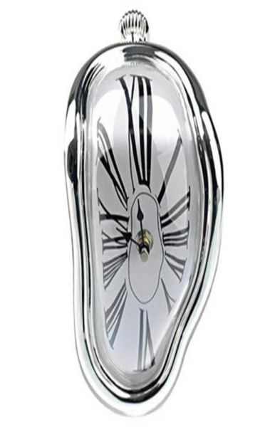 Wanduhren, schmelzende Uhr, Salvador Dali-Uhr, geschmolzen, für dekoratives Zuhause, Büro, Regal, Schreibtisch, Tisch, lustiges kreatives Geschenk8894534