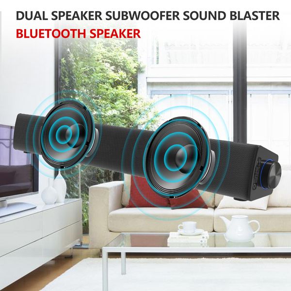 Taşınabilir Hoparlörler Ses Sistemi TV Hoparlör Kablosuz Bluetooth Surround Ev Sineması Ses Sesi Ses Kutusu TF Kart Çubuğu TV S11B