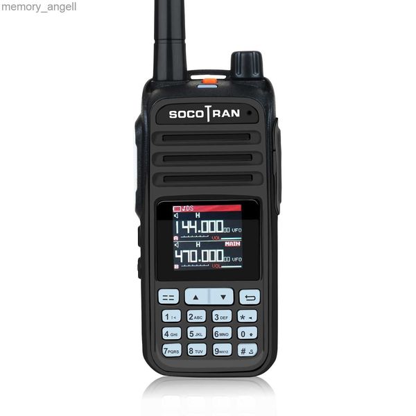 Walkie Talkie Socotran Walkie Talkie Air Band 5W Sete Bandas Colorido Portátil Amador Rádio Bidirecional EP-UVA37 W / Scrambler Wireless Freque HKD230922