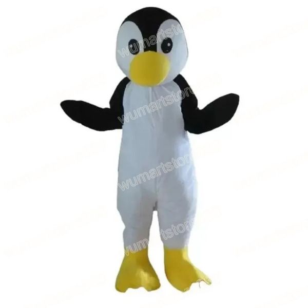 Halloween bonito pinguim mascote traje carnaval páscoa unisex outfit adultos tamanho festa de aniversário de natal ao ar livre vestir-se adereços promocionais