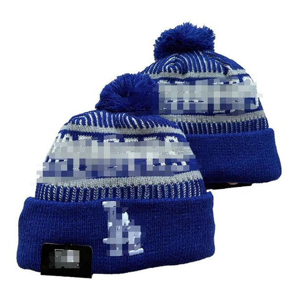 Gorros de luxo Dodgers Beanie Los Angeles designer Winter Bean homens e mulheres Design de moda chapéus de malha outono boné de lã carta jacquard unissex crânio quente esporte chapéu de malha