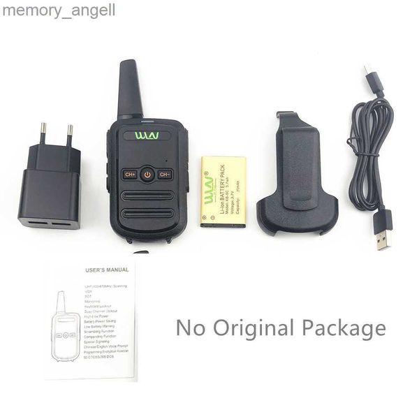 Walkie Talkie WLN KD-C51 Mini Tragbare Handheld Wireless High Power Beruf FM Sender Empfänger Zwei Weg Radio Adapter HKD230925