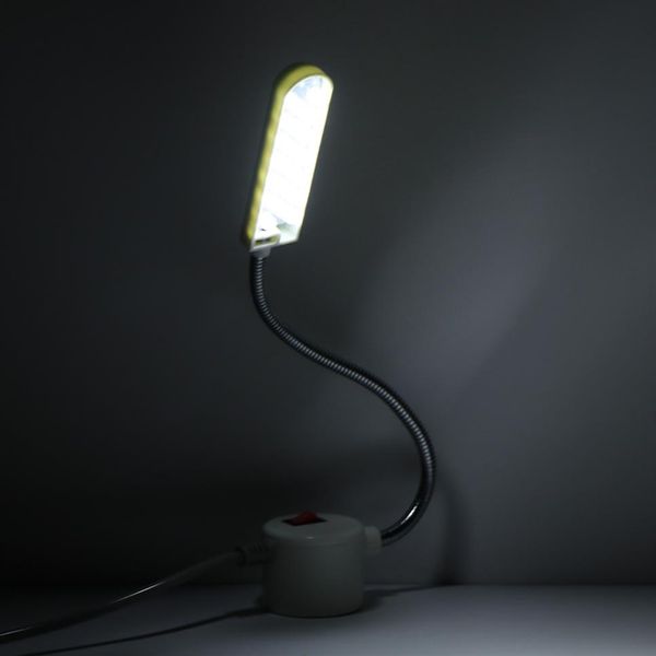 10 led luz de trabalho magnética roupas máquina de costura portátil pescoço de ganso para lâmpadas de iluminação montagem de poupança de energia base239r