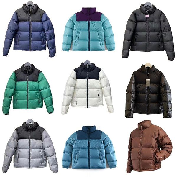 Mens Puffer Ceketler Kadınlar Duck Down Down Jacke Nakış Aşağı Ceket Kuzey Sıcak Parka Ceket Yüzü Kadınlar artı Boyut Mektup Baskı Çarşamba Çok Renkli Baskı Ceketleri