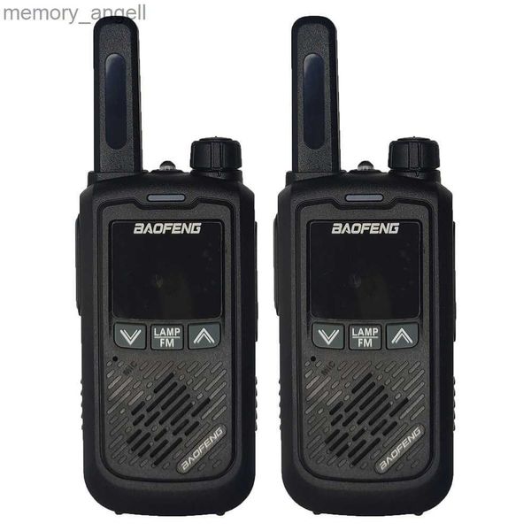 Walkie Talkie 2PCS BAOFENG BF-T17 FRS Mini Walkie Talkie Radio portatile bidirezionale a lungo raggio 22CH VOX USB 2W0.5W Ham Radio con torcia a LED HKD230922