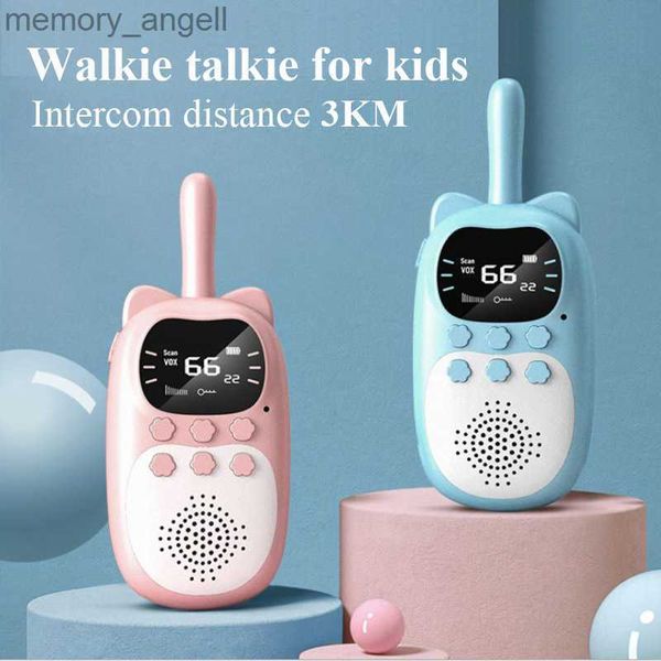 Walkie Talkie Walkie-Talkie per bambini Giocattoli interattivi genitore-figlio Ragazzi e ragazze Mini telefono senza fili Walkie talkie per BAMBINI Regalo per bambini HKD230922