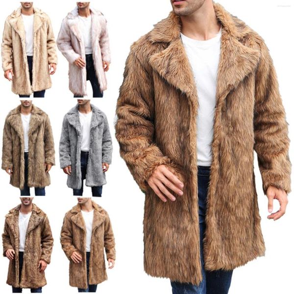 Maglioni da uomo Moda Uomo Cappotto caldo e spesso Giacca Finta Conoscenza superficiale Cappotti di lana da uomo invernali