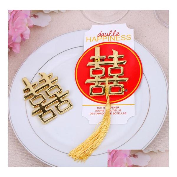 apribottiglie 100 pezzi cinese asiatico a tema doppia felicità apribottiglie bomboniere omaggi sn499 consegna a domicilio giardino di casa ki dhm7b