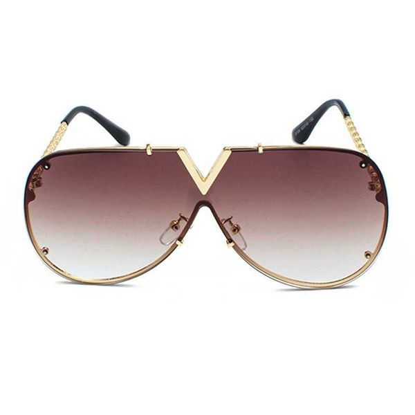 Männer Sonnenbrille Mode Übergroßen Männer Marke Designer Goggle Sonnenbrille Weiblichen Stil De Sol Uv400 O2 230920