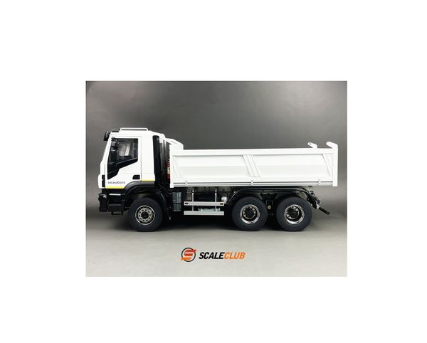 Modello Scaleclub 1/14 Full Metal per camion ribaltabile idraulico Iveco 6x6 RTR da giocare
