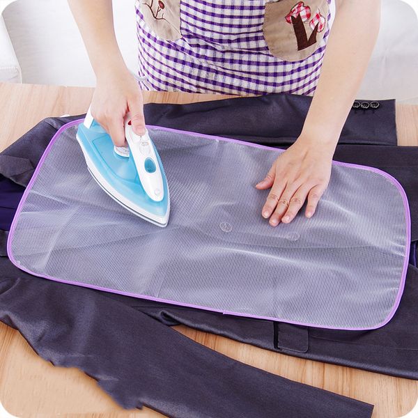 Cloth Protective Press Mesh Insulation Ironing Board Mat Cover Against Pressing Pad Mini Iron Random Colors 092223