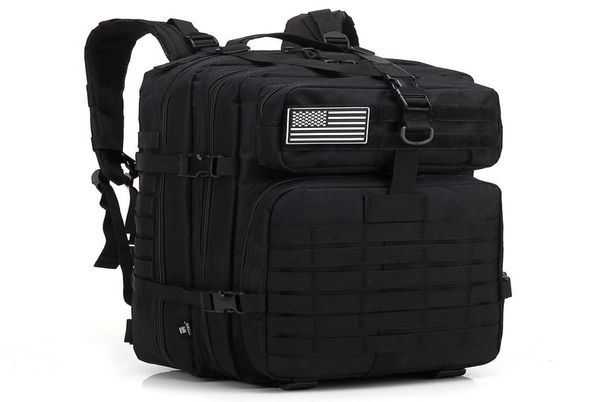 zaini militari borsa tattica pacchetti runcksacl borse da assalto da 45 litri pacchetto esterno 3P EDC Molle per trekking picnic jogging gioco campeggio hu5713116